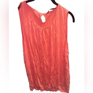 Coral Sleeveless Women's Top